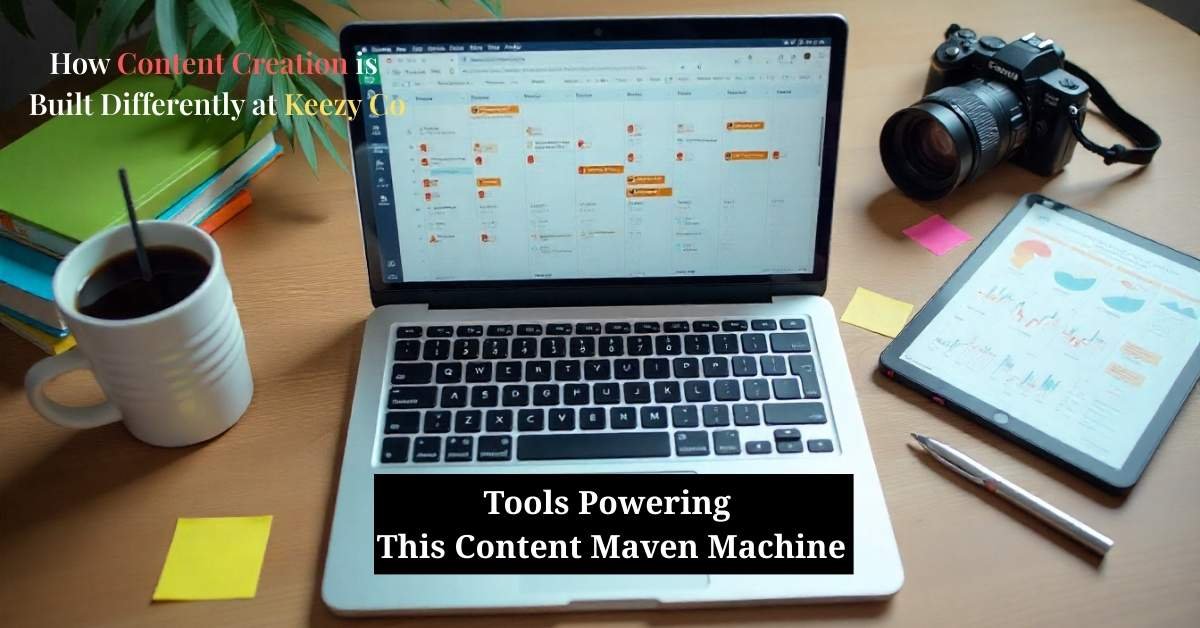 Content calendar and social analytics toolkit for a digital strategist at Keezy Co