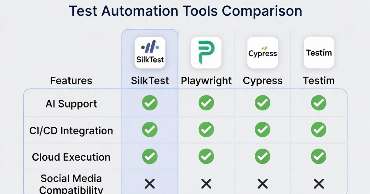 Social Media Saga SilkTest