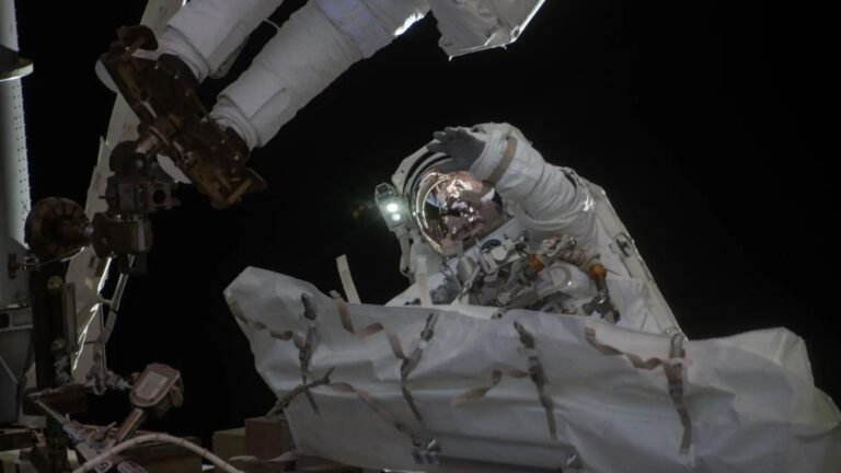 Watch 2 NASA astronauts fix ISS’ huge robotic arm during spacewalk today